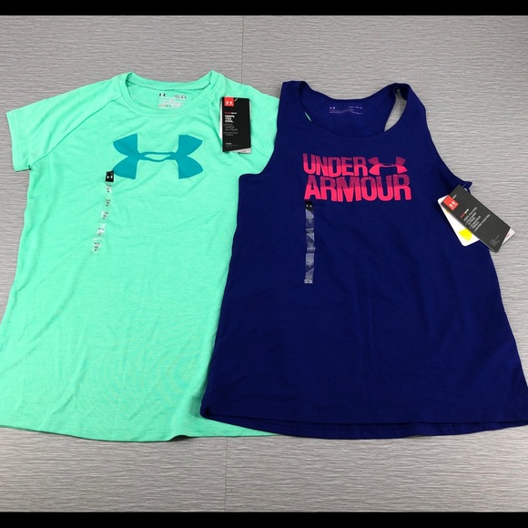 Under Armour Other - NWT Lot of 2 Under Armour Girl active tops